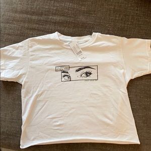 PAC sun white crop T-shirt